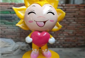 異形笑臉雕塑廠家 現(xiàn)代公園小品 彩繪笑臉雕塑廠