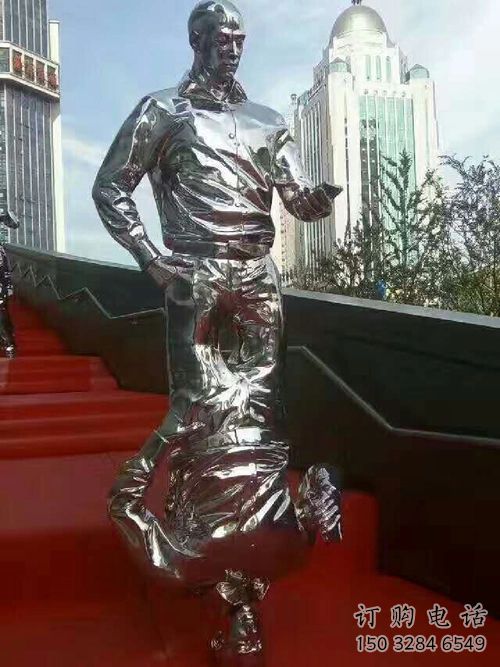 大型老頭雕塑廠家 鍛造小品 戶外不銹鋼老頭雕塑廠