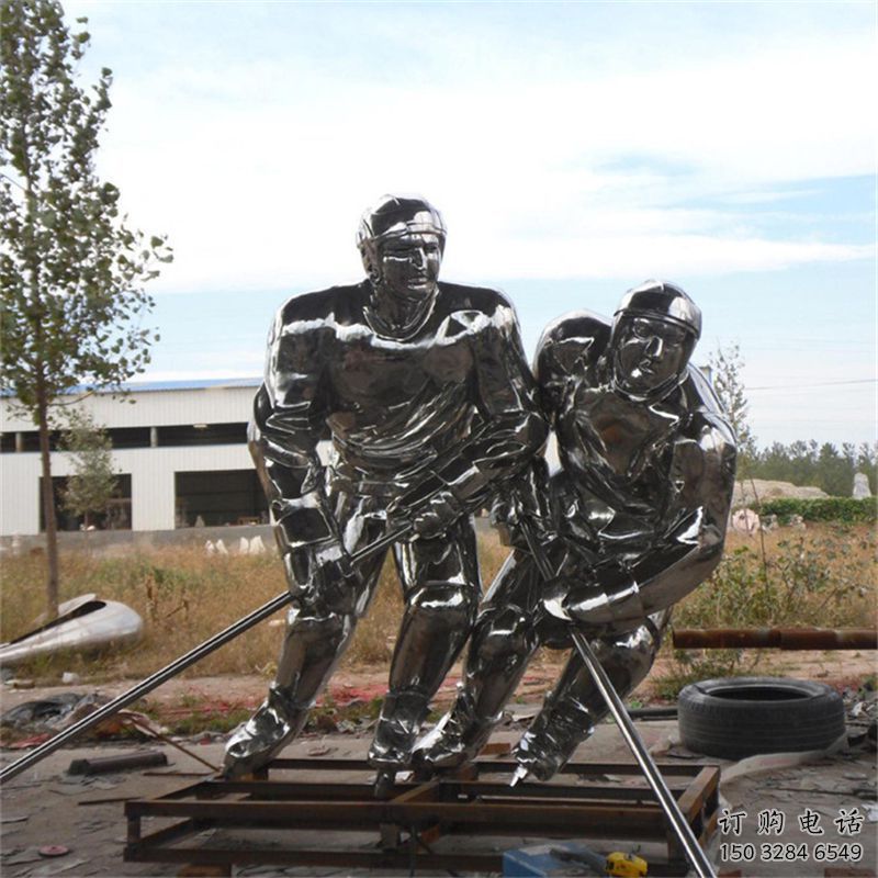 中式老頭雕塑廠家 現代公園小品  鏡面不銹鋼老頭雕塑廠