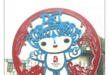 鏤空福娃雕塑廠家 園林小品 戶外不銹鋼福娃雕塑廠