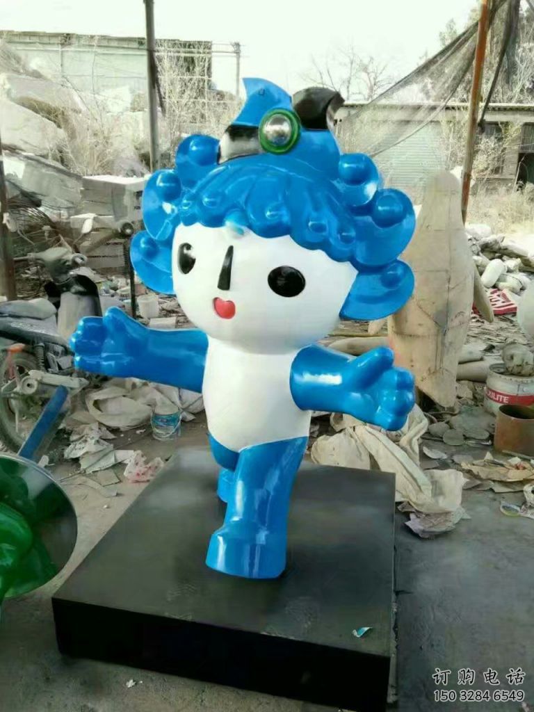 幾何福娃雕塑廠家 幼兒園小品 創意不銹鋼福娃雕塑價格