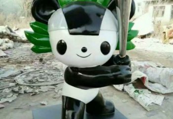 仿古福娃雕塑廠家 草地小品 房地產(chǎn)不銹鋼福娃雕塑廠