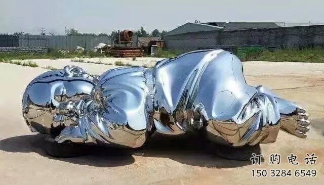 戶外娃娃雕塑廠家 現(xiàn)代小品  大型不銹鋼娃娃雕塑生產(chǎn)