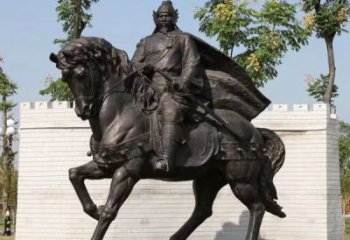 廣場岳飛雕塑廠家  現代小品  大型岳飛雕塑廠價格