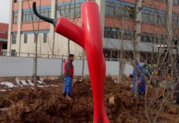 中式辣椒雕塑廠家  公園小品 游樂場(chǎng)不銹鋼辣椒雕塑廠
