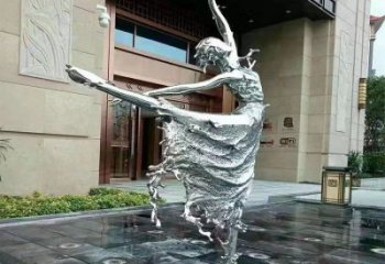 中式芭蕾舞雕塑廠家 現代小品 游樂場不銹鋼芭蕾舞雕塑擺件