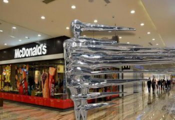 鏡面男人雕塑廠(chǎng)家 大型擺件 大型商場(chǎng)不銹鋼男人雕塑廠(chǎng)