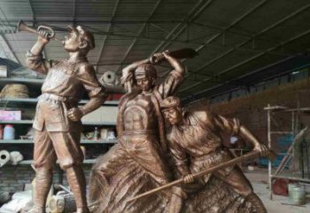 大型戰(zhàn)士雕塑廠家  公園小品  仿古戰(zhàn)士雕塑廠