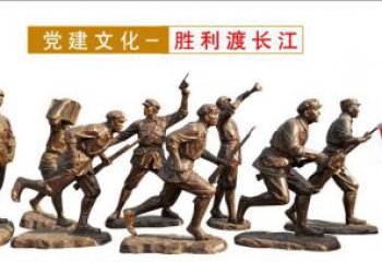 黨建戰(zhàn)士雕塑廠家 異形小品  大型戰(zhàn)士雕塑廠