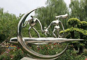 鏡面計生雕塑廠家 大型擺件 現(xiàn)代不銹鋼計生雕塑生產(chǎn)