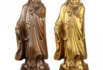 室內老子雕塑廠家 仿真擺件 大型老子雕塑廠