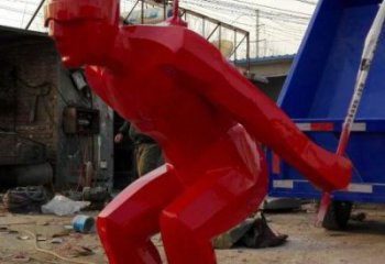 現代滑板雕塑廠家 大型體育擺件  烤漆不銹鋼滑板雕塑制作