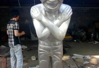 抽象迎賓雕塑廠家  創意小品  大型不銹鋼迎賓雕塑廠