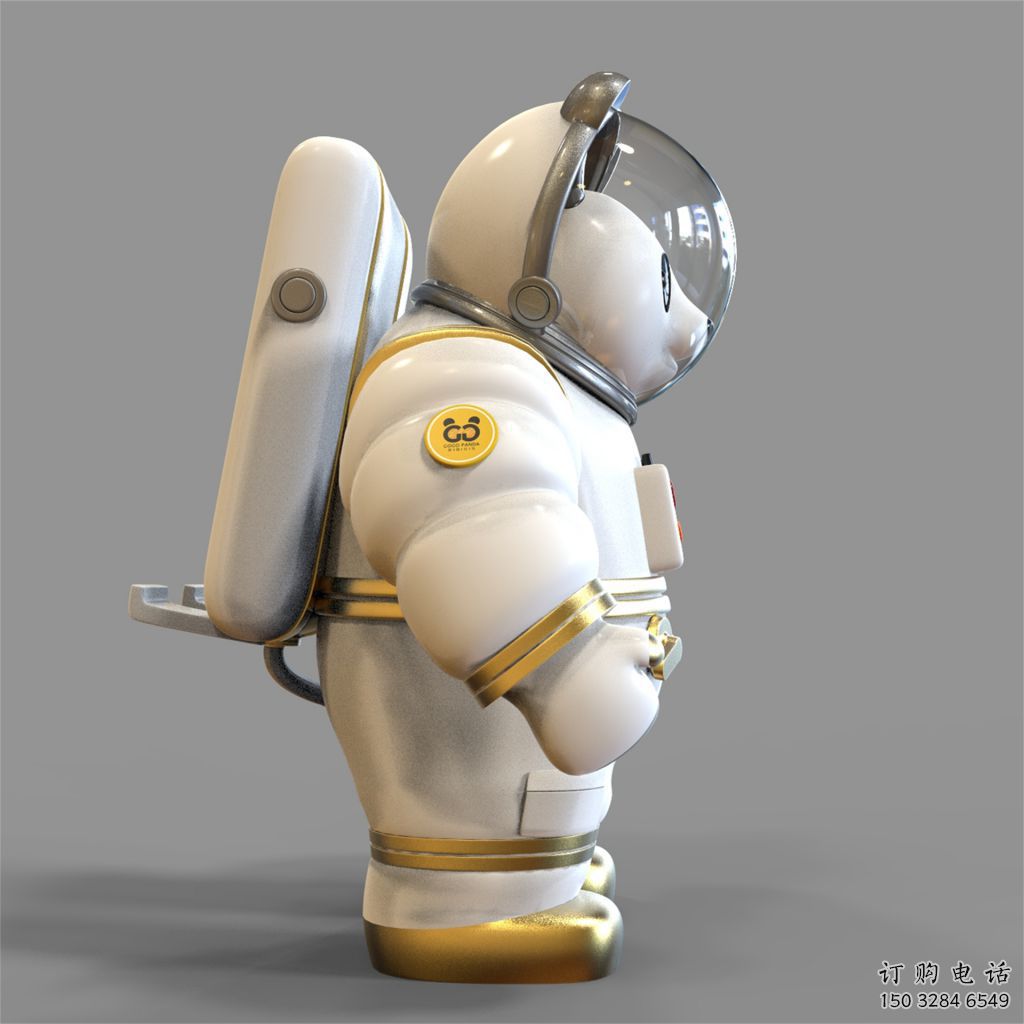 現代宇航員雕塑廠家 大型擺件  創意宇航員雕塑廠