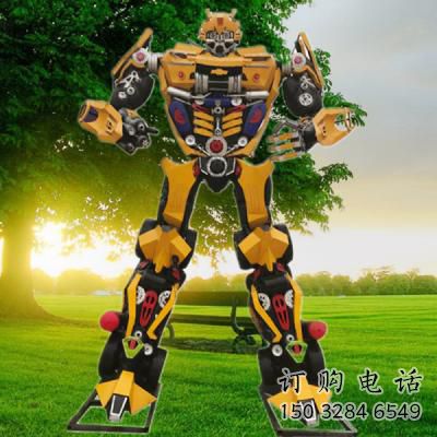 異形機(jī)器人雕塑廠家 現(xiàn)代廣場(chǎng)小品 抽象機(jī)器人雕塑工廠