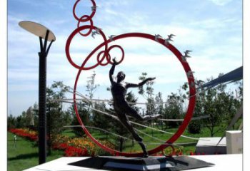 現(xiàn)代運(yùn)動(dòng)員雕塑廠家 大型擺件  烤漆不銹鋼運(yùn)動(dòng)員雕塑廠