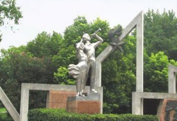 創(chuàng)意校園人物雕塑廠家 教育小品 公園校園人物雕塑定做