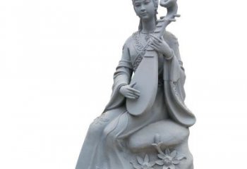 噴漆天女散花雕塑廠家 中式小品 草地天女散花雕塑廠