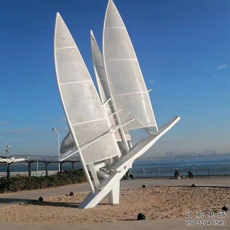 運(yùn)動沖浪雕塑廠家 彩繪鏤空小品 廣場大型不銹鋼沖浪雕塑