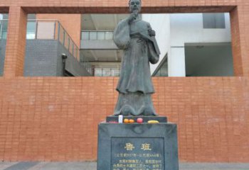 街頭魯班雕塑廠家 大型別墅區擺件  戶外魯班雕塑加工廠