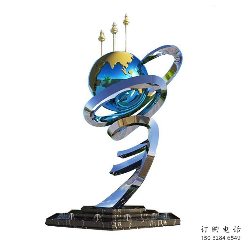 希望指示牌雕塑廠家 教育校園小品 戶外大型不銹鋼指示牌雕塑