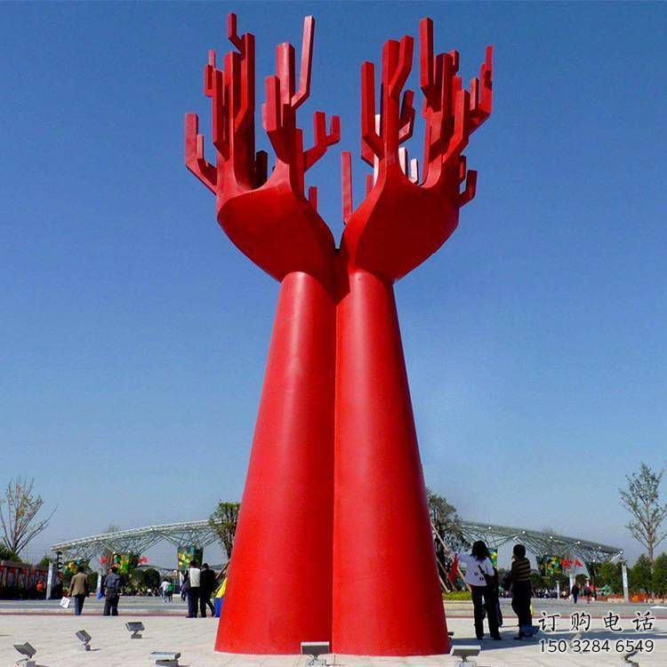 創(chuàng)意標(biāo)示牌雕塑廠家  烤漆小品 公園不銹鋼標(biāo)示牌雕塑