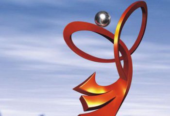 彩繪指示牌雕塑廠家 烤漆擺件 街頭不銹鋼指示牌雕塑小品