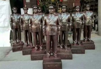 廣場(chǎng)偉人雕塑廠家 黨建小品  鑄造偉人雕塑擺件