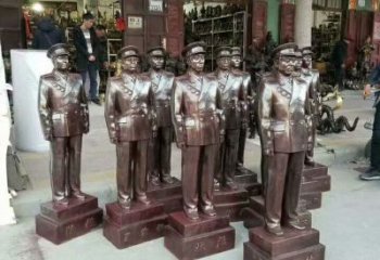 大型偉人雕塑廠家  烤漆小品  戶外偉人雕塑擺件