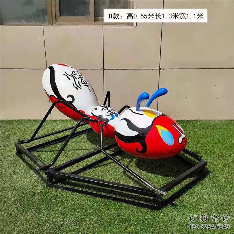 螞蟻雕塑生產(chǎn)廠(chǎng)家 彩繪仿真不銹鋼動(dòng)物制作