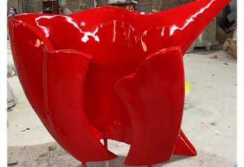 紅旗雕塑廠家 不銹鋼黨建雕塑生產商