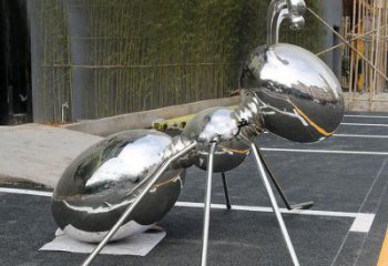 螞蟻雕塑廠 不銹鋼鏡面動物雕塑廠家