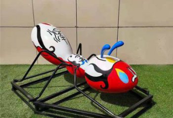 螞蟻雕塑生產廠家 彩繪仿真不銹鋼動物制作