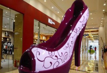 提供城市高跟鞋雕塑 風景區彩繪雕塑 抽象擺件雕塑