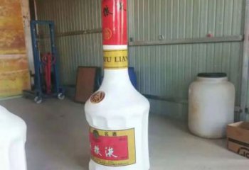 風景區彩繪瓶子雕塑 售樓處廣場雕塑 仿古擺件制作