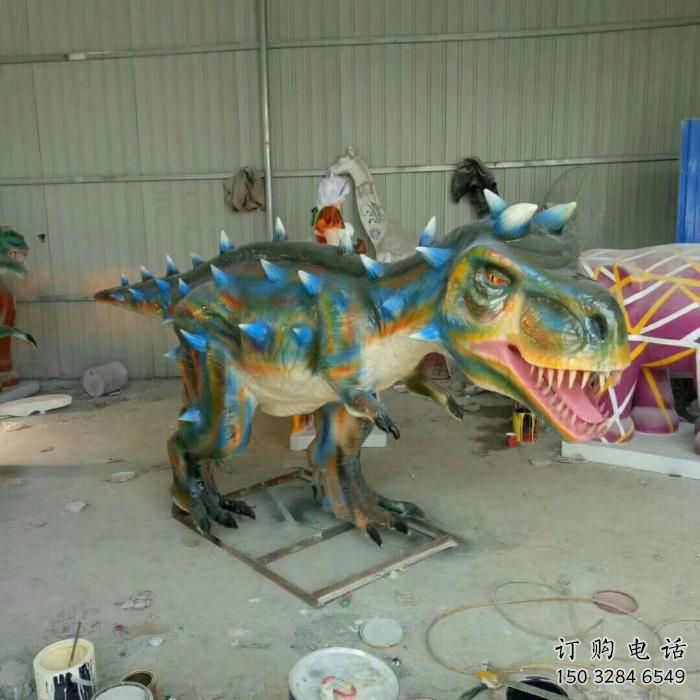 廣場恐龍雕塑構(gòu)件 公園仿真雕塑 抽象主題擺件