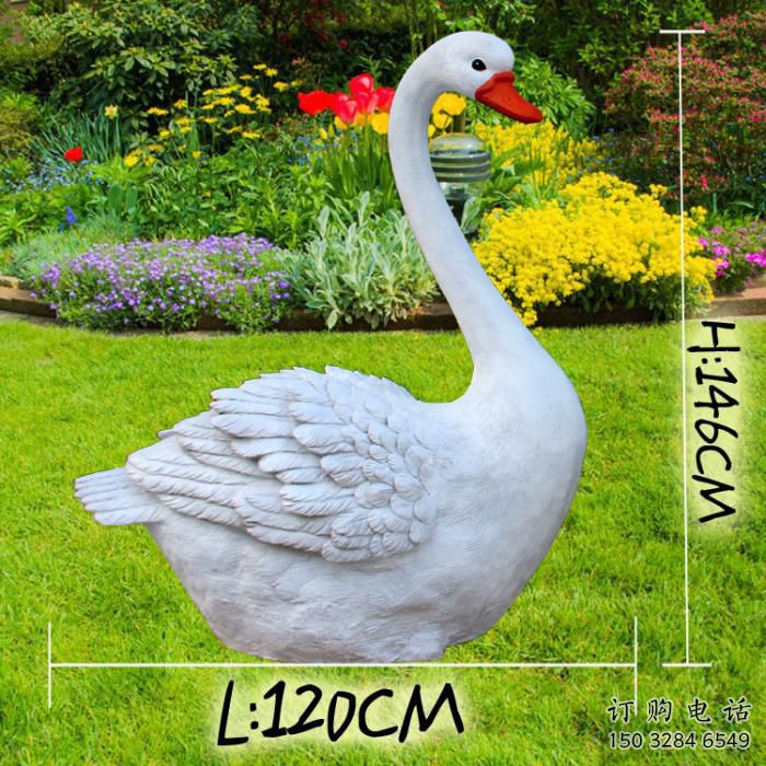 供應售樓處天鵝雕塑 公園仿真雕塑 動物擺件