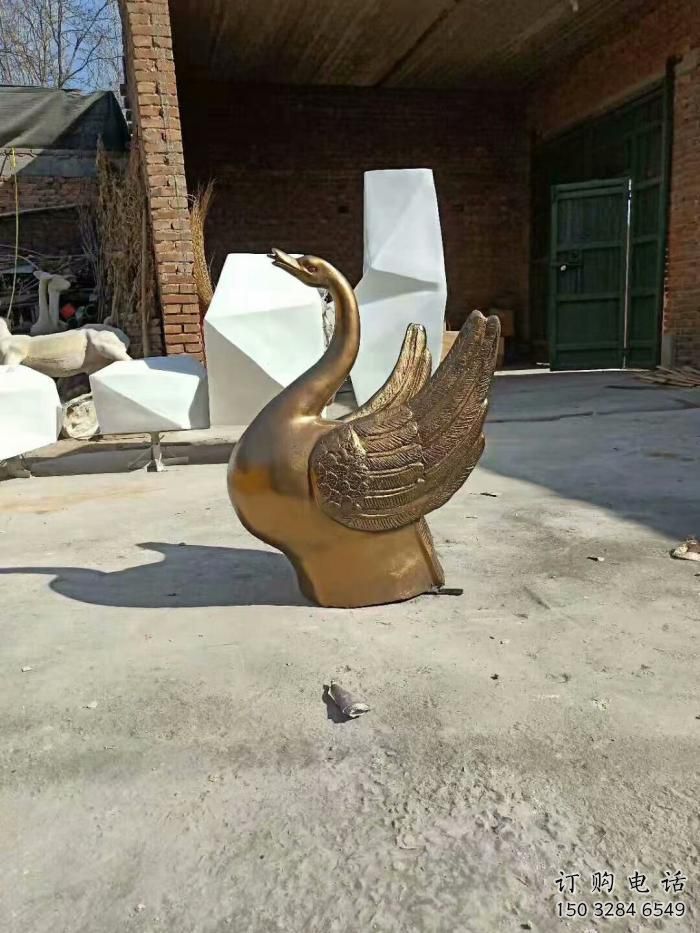 供應水景天鵝雕塑 風景區幾何雕塑 廣場小品
