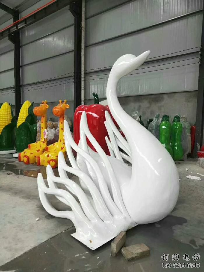 定價園林天鵝雕塑 風景區仿真雕塑 廣場小品