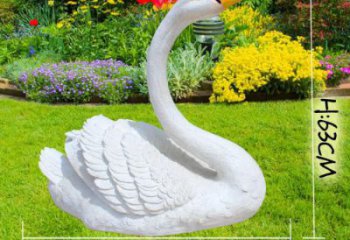 優選仿真天鵝雕塑 酒店公園雕塑 風景區擺件