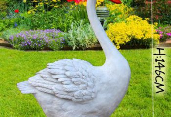 供應(yīng)售樓處天鵝雕塑 公園仿真雕塑 動(dòng)物擺件