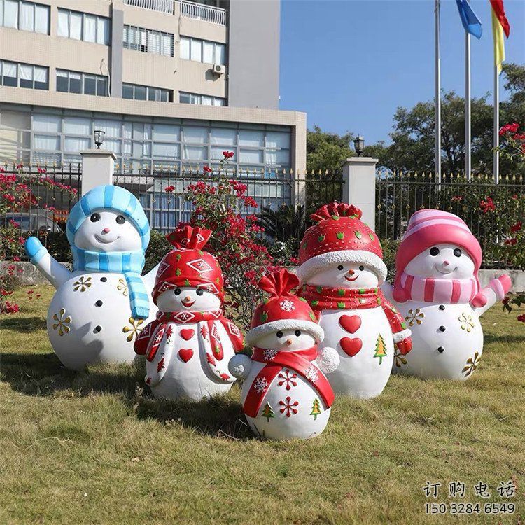 卡通圣誕老人雕塑 酒店公園不銹鋼雕塑 風景區(qū)擺件