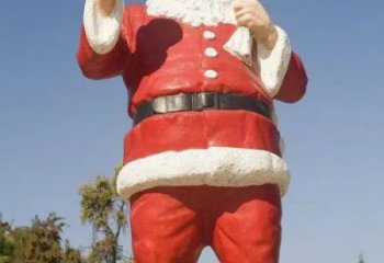 大型不銹鋼圣誕老人雕塑 步行街卡通雕塑 動漫擺件