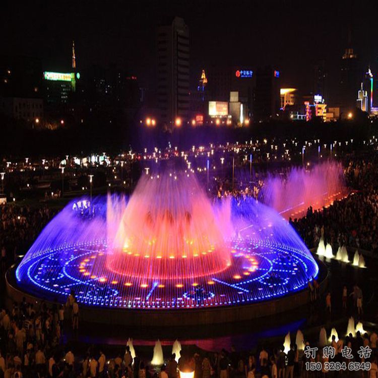 定制噴泉雕塑，燈光數(shù)控效果，公園廣場(chǎng)大型雕塑