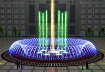 通用噴泉雕塑，燈光數控效果，公園廣場大型雕塑