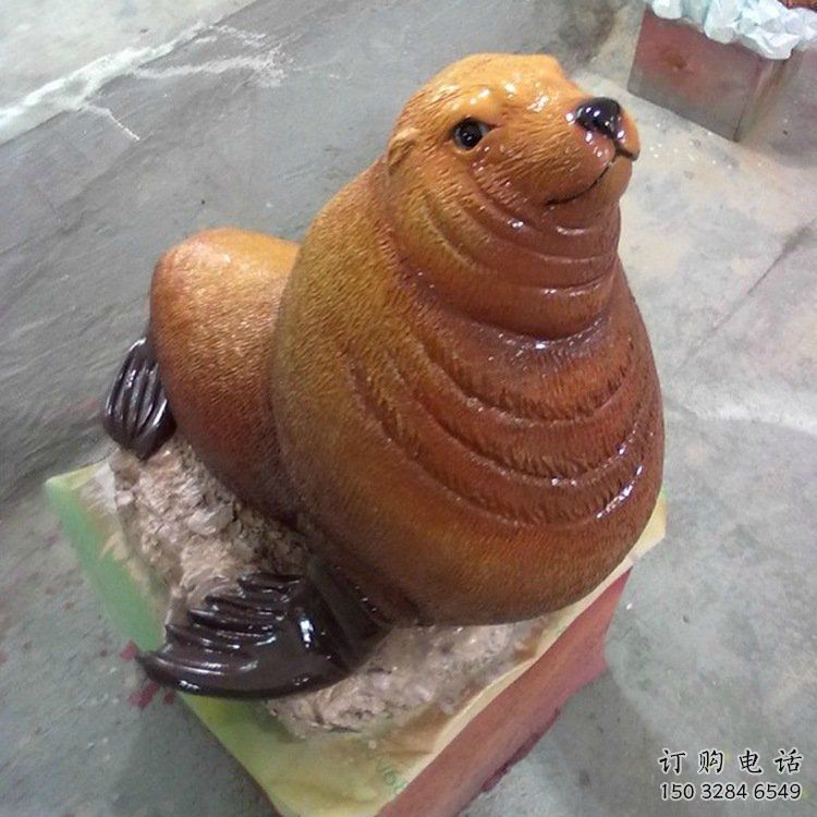 水景海豹雕塑生產 風景區幾何雕塑 廣場小品