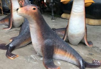 提供大型海豹雕塑 門口創意雕塑 售樓處小品