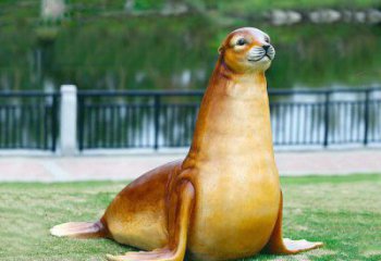 園林海豹雕塑價格 城市廣場雕塑 步行街擺件