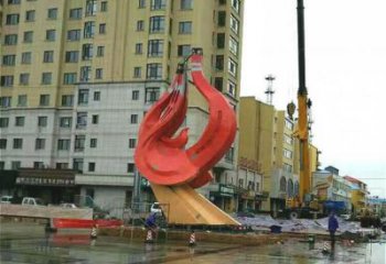 河北廣場鳥類雕塑，動物擺件，仿古工藝