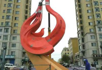 黑龍江酒店鳥類雕塑，家禽主題，鍍銅工藝